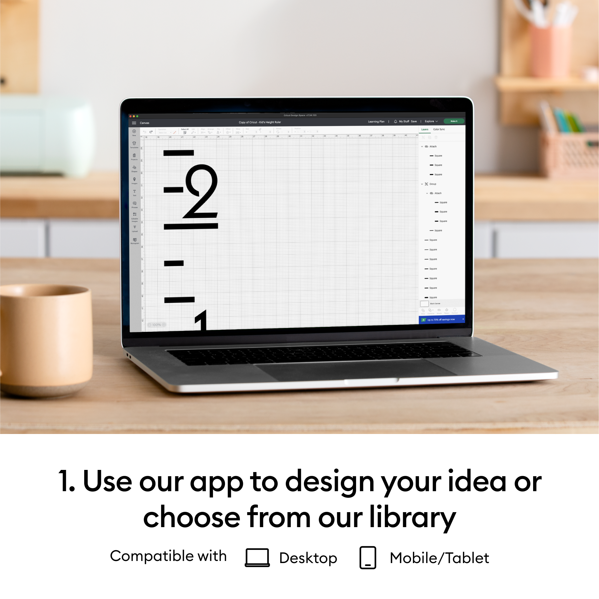 Certified Refurbished Cricut Explore 3 + Essentials Bundle + Cricut Access™ Subscription