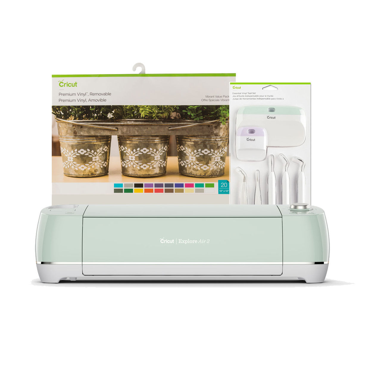 Cricut Explore Air™ 2, Mint + Vinyl Bundle