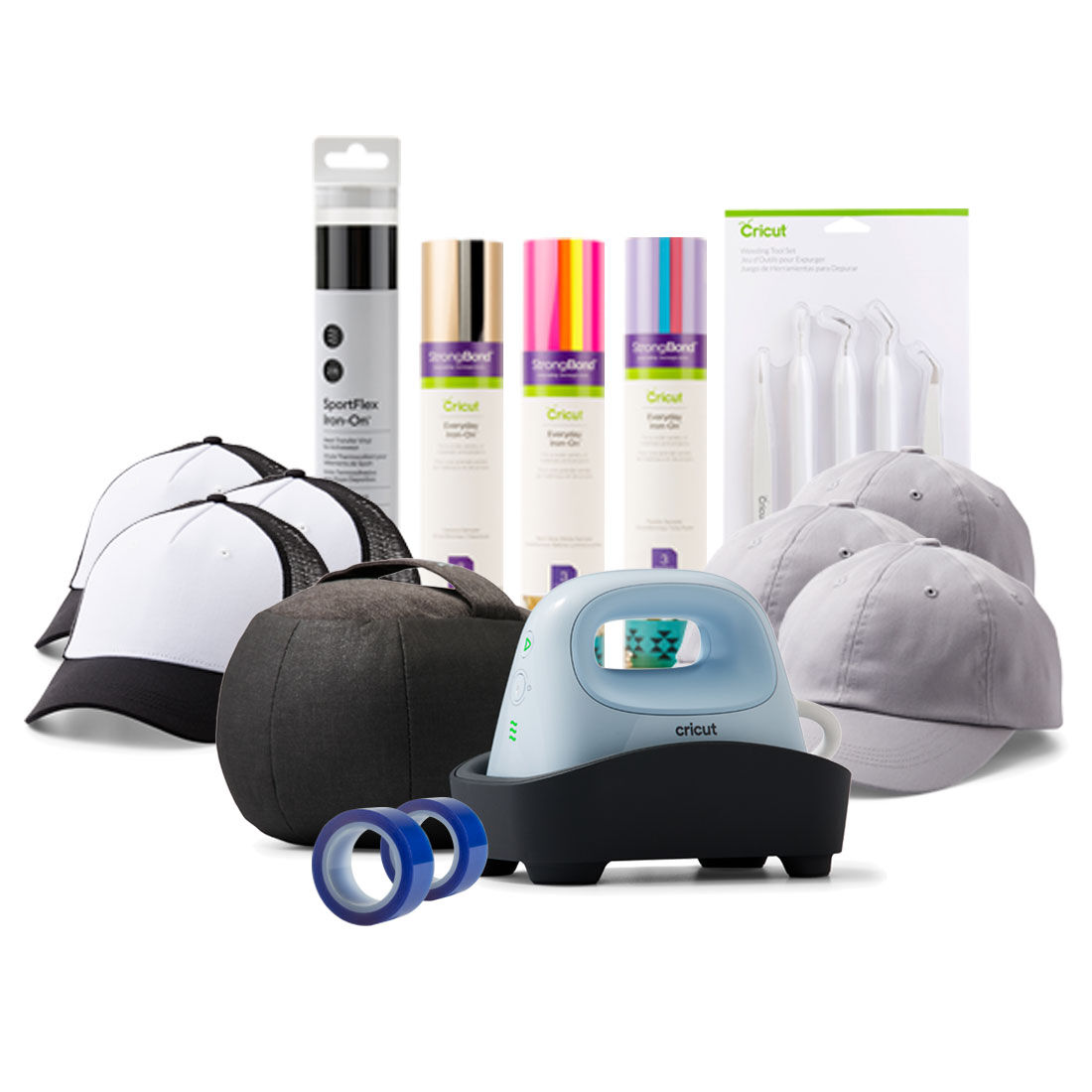 Cricut Hat Press™ + Everything Iron-On Bundle