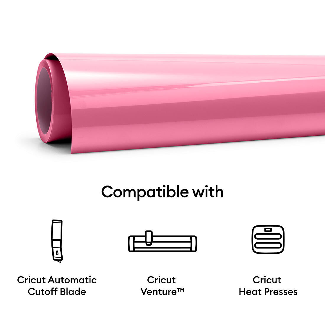 Smart Iron-On, Pink 5 ft