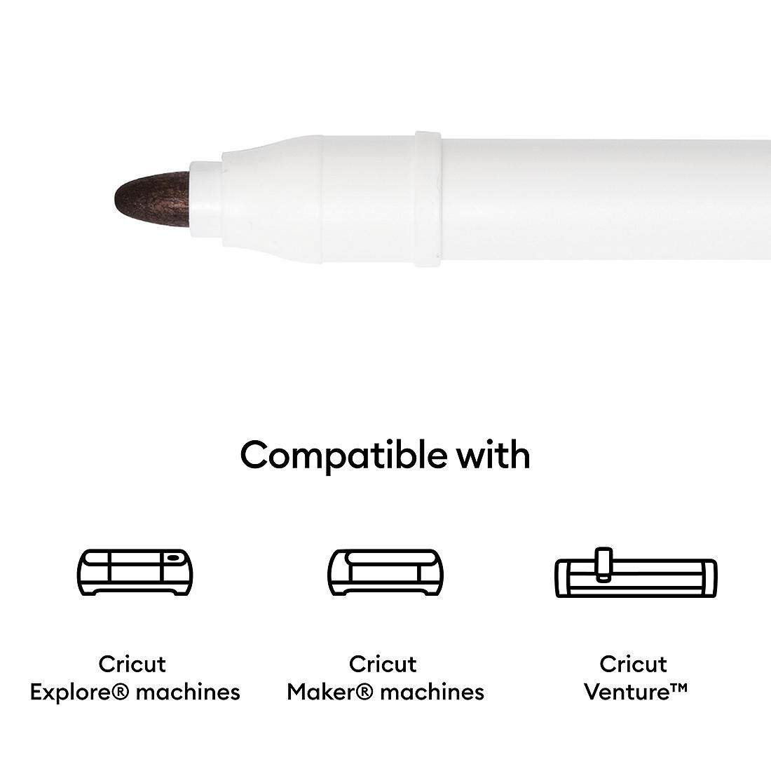 Permanent Markers 2.5 mm, Black (6 ct)