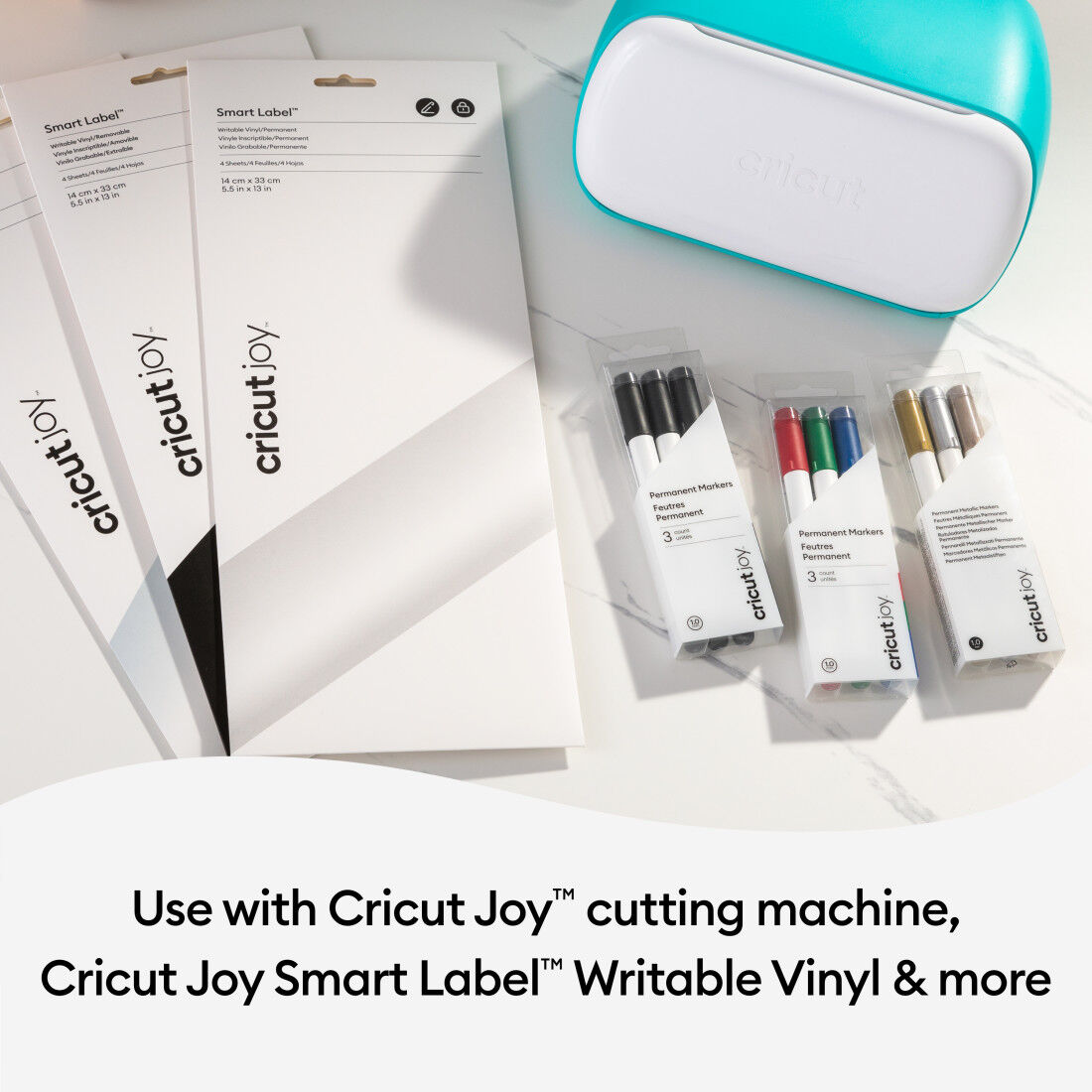 Cricut Joy™ Permanent Markers 1.0 mm, Red/Green/Blue (3 ct)