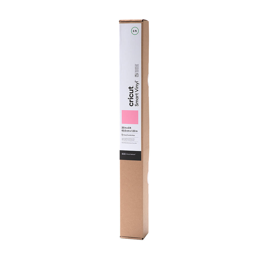 Smart Vinyl - Removable, Light Pink 5 ft