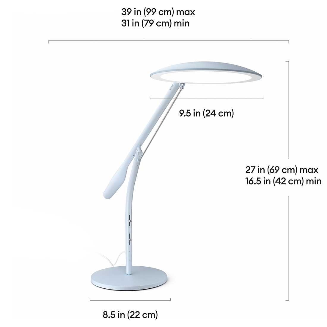 Cricut Bright™ 360 Ultimate LED Lamp Bundle, Mist