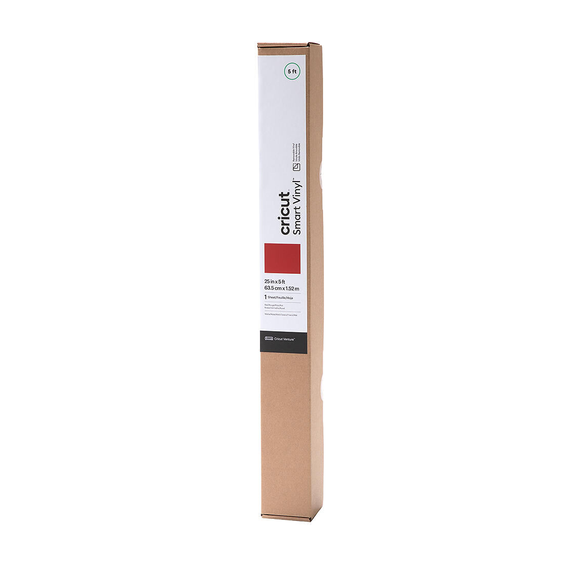 Smart Vinyl - Removable, Red 5 ft