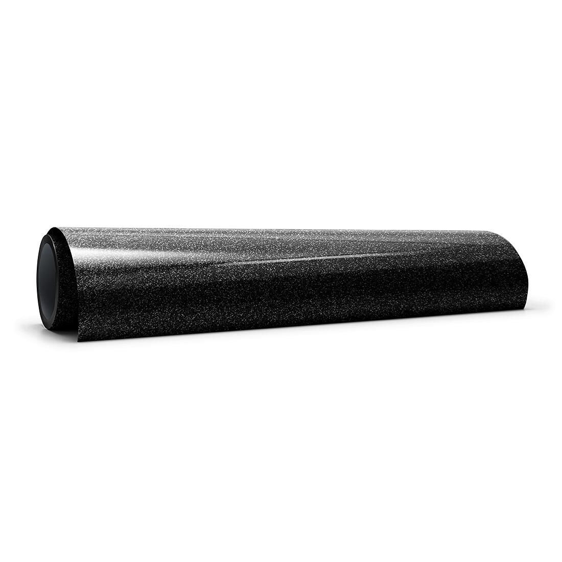 Smart Iron-On, Glitter, Black 5 ft