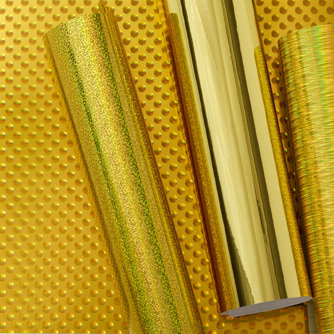 Holographic Vinyl, Gold Sampler - Permanent (6 ct)