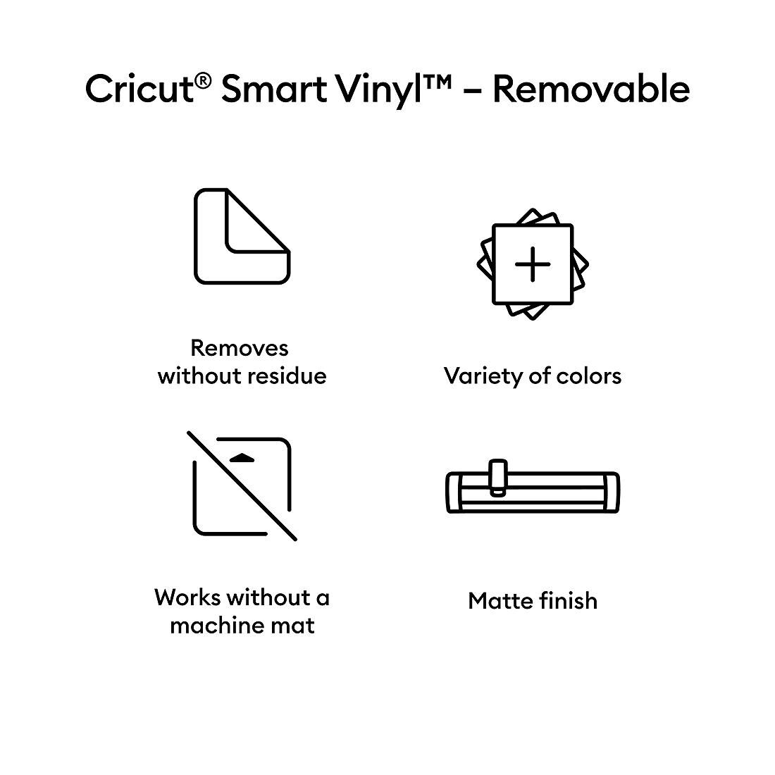Smart Vinyl - Removable, Black 5 ft
