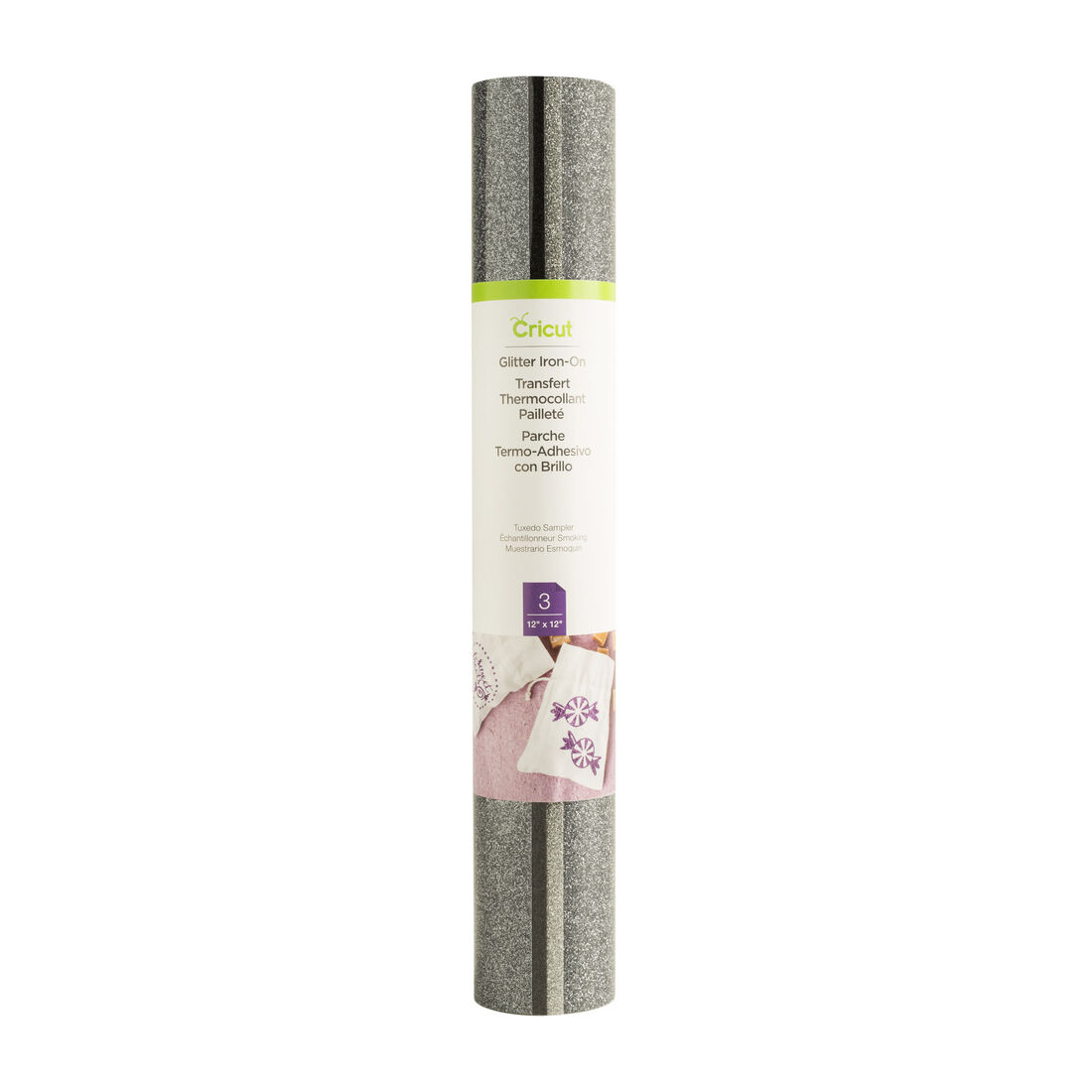 Glitter Iron-On Sampler, Tuxedo