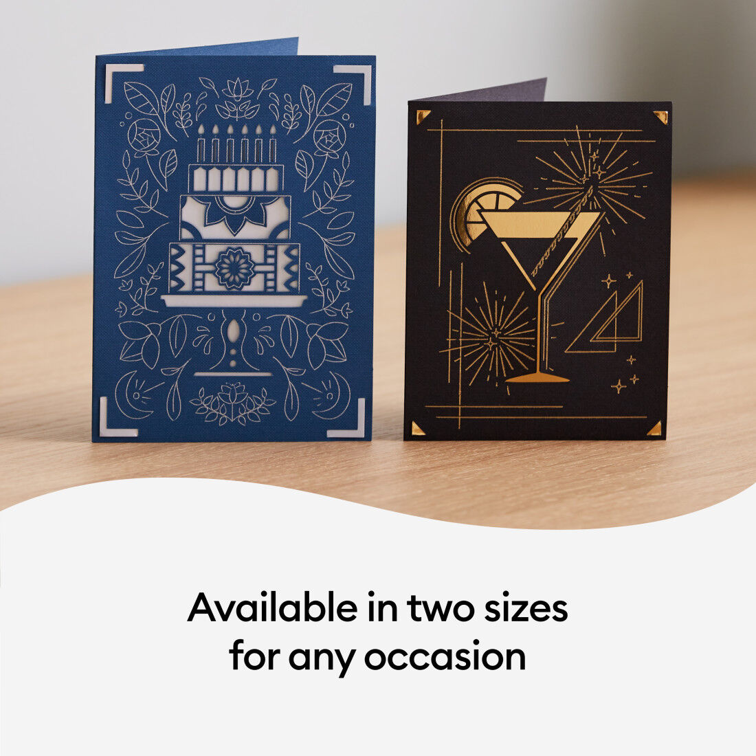 Cricut Joy™ Foil Transfer Insert Cards, Celebration Sampler - A2