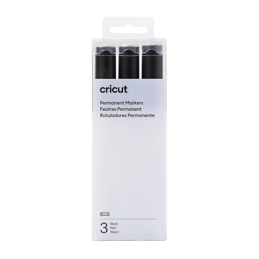 Permanent Markers 2.5 mm, Black (3 ct)