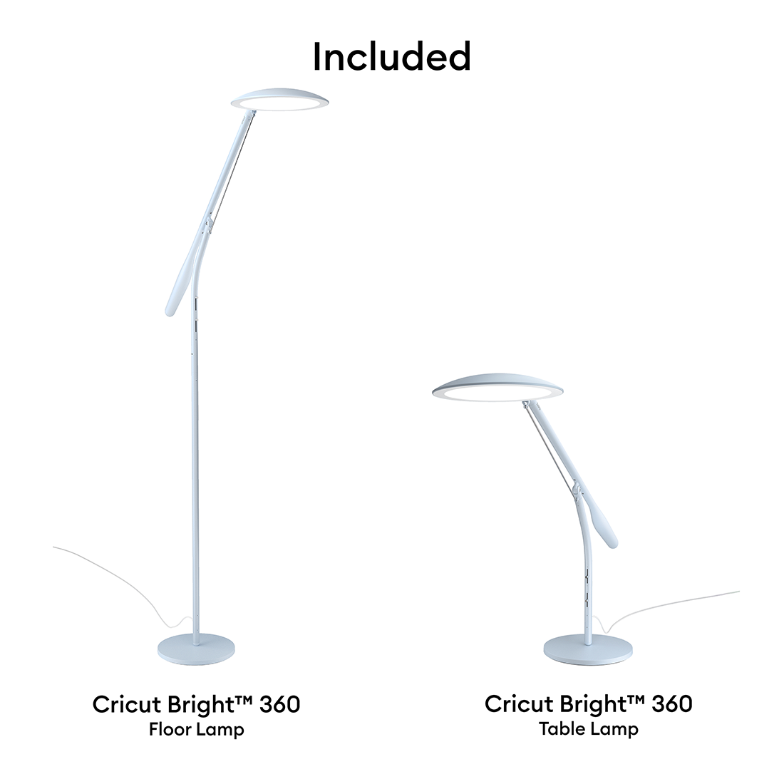 Cricut Bright™ 360 Ultimate LED Lamp Bundle, Mist
