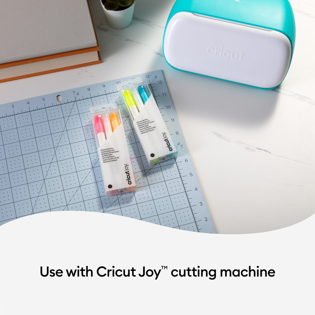 Cricut Joy™ Opaque Gel Pens 1.0 mm, Yellow/White/Blue (3 ct)
