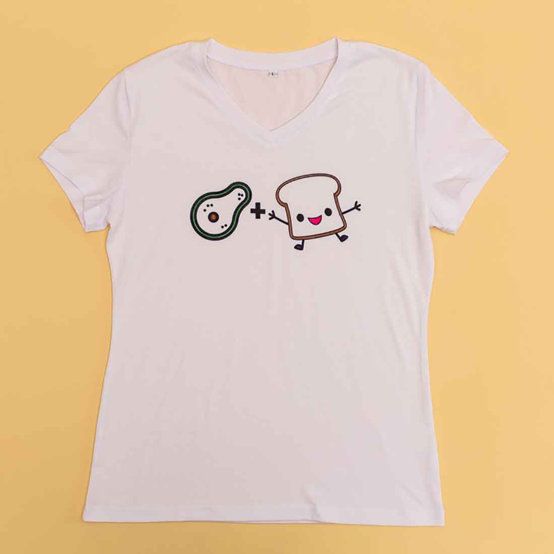 Women's T -Shirt Blank, V -Neck