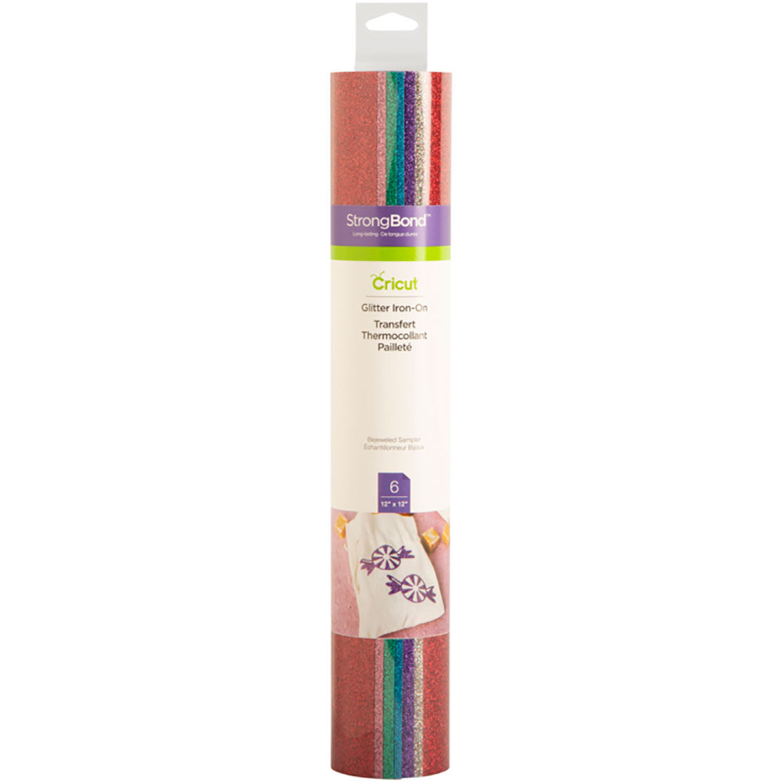 Glitter Iron-On Sampler, Bejeweled