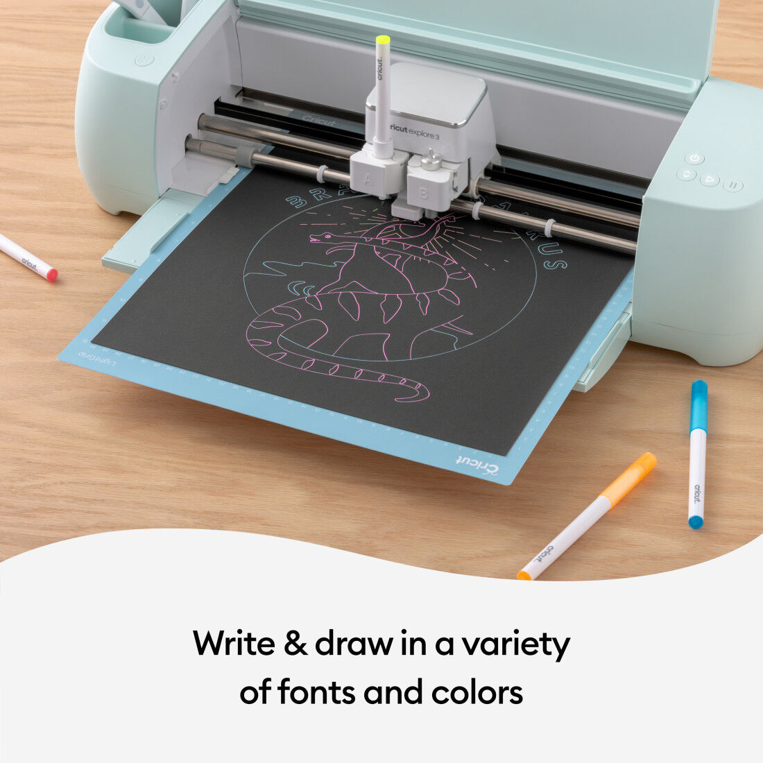 Opaque Gel Pens  1.0 mm, Pink/White/Orange/Yellow/Blue (5 ct)