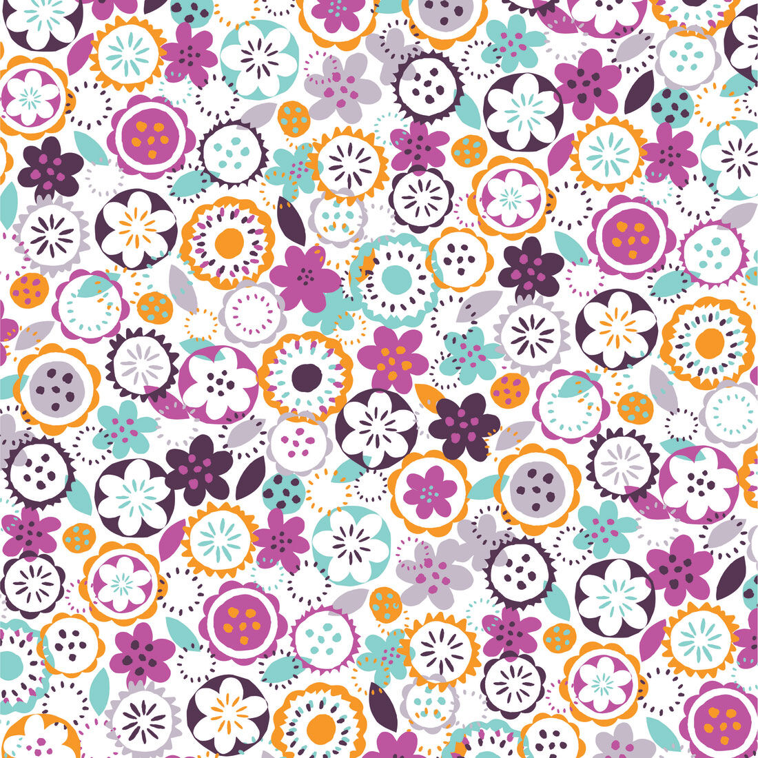 Patterned Iron-On™ Sampler, Rob & Bob Stamped Blooms