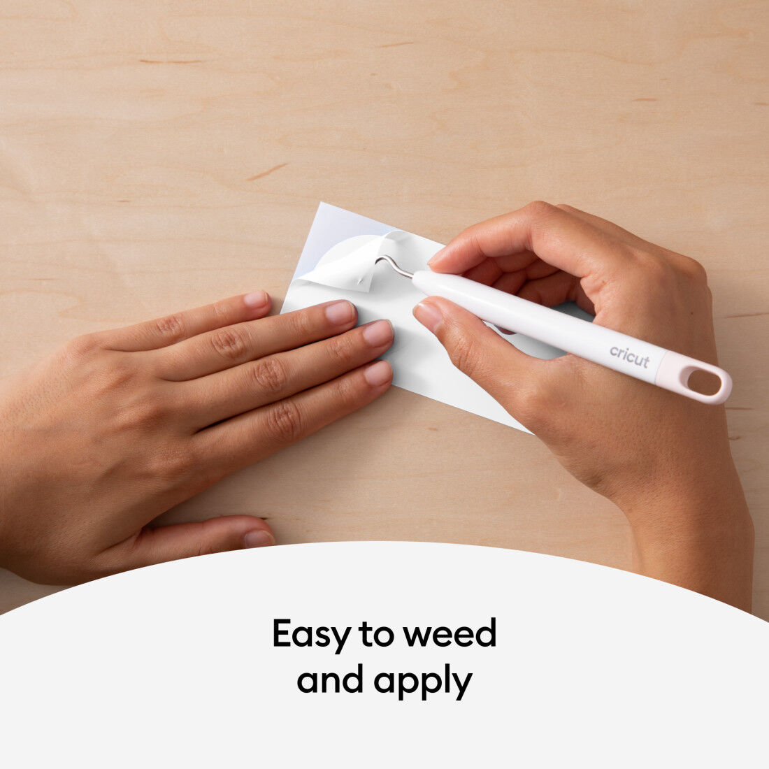 UV-Activated, Color-Changing Iron-On,  White - Yellow