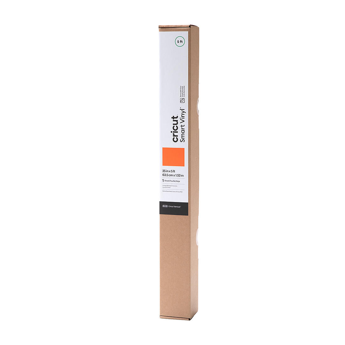 Smart Vinyl - Removable, Orange 5 ft