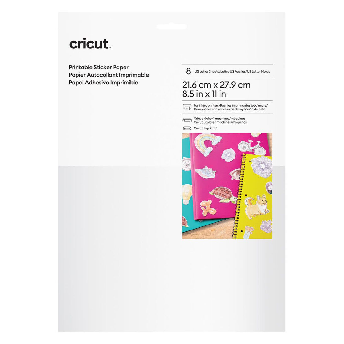Printable Sticker Paper - US Letter (8 ct)