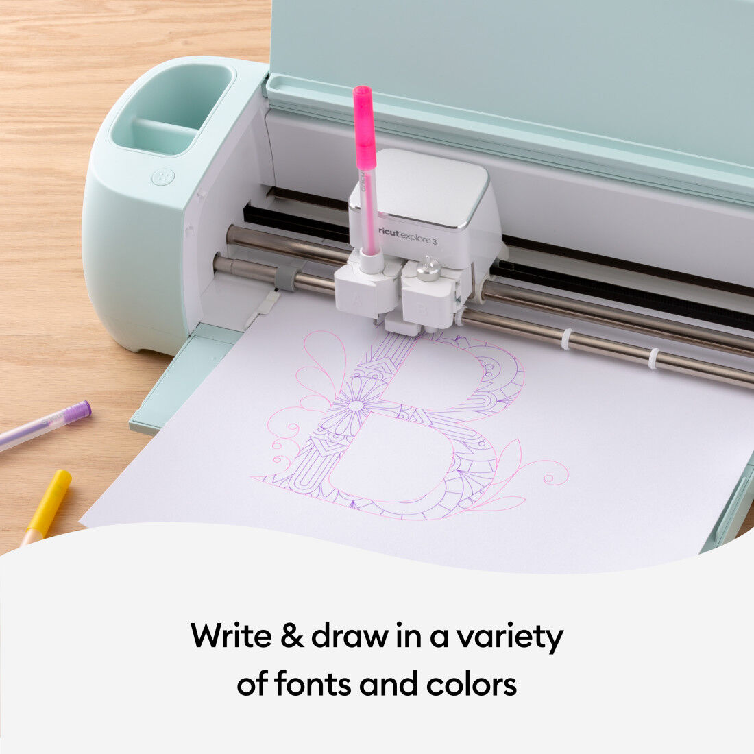 Glitter Gel Pens 0.8 mm, Rainbow (10 ct)