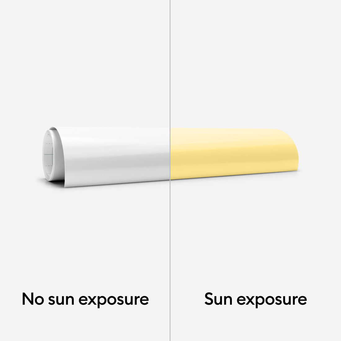 UV-Activated, Color-Changing Iron-On,  White - Yellow