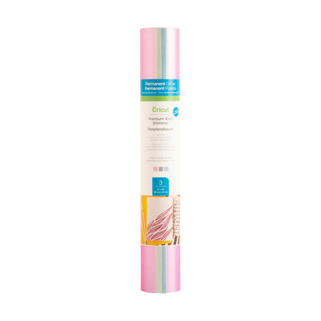 Premium Vinyl™ Shimmer Sampler, Cotton Candy - Permanent