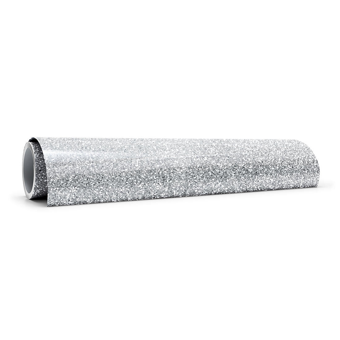 Smart Iron-On, Glitter, Silver 5 ft