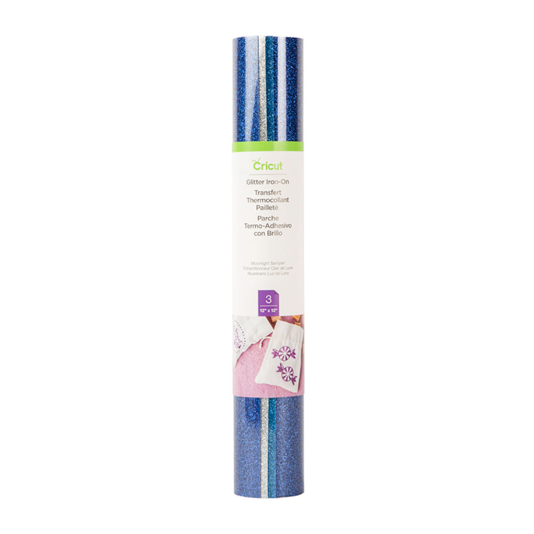Glitter Iron-On Sampler, Moonlight