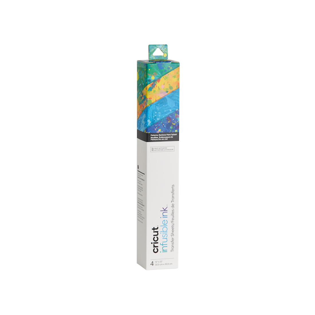 Infusible Ink™ Transfer Sheet Patterns, Rainbow Paint Splash (4 ct)