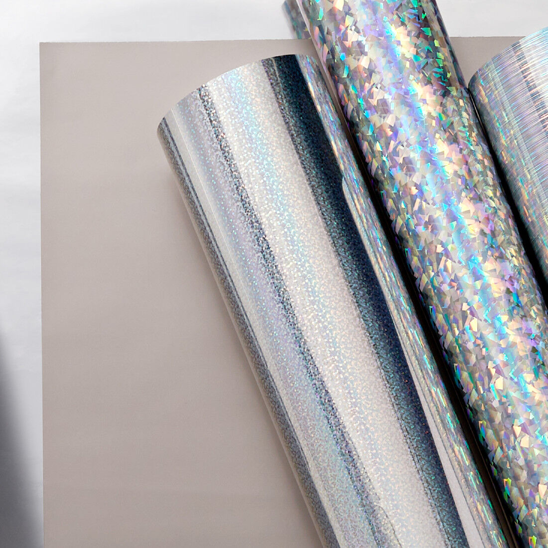 Holographic Vinyl, Silver Sampler - Permanent (6 ct)