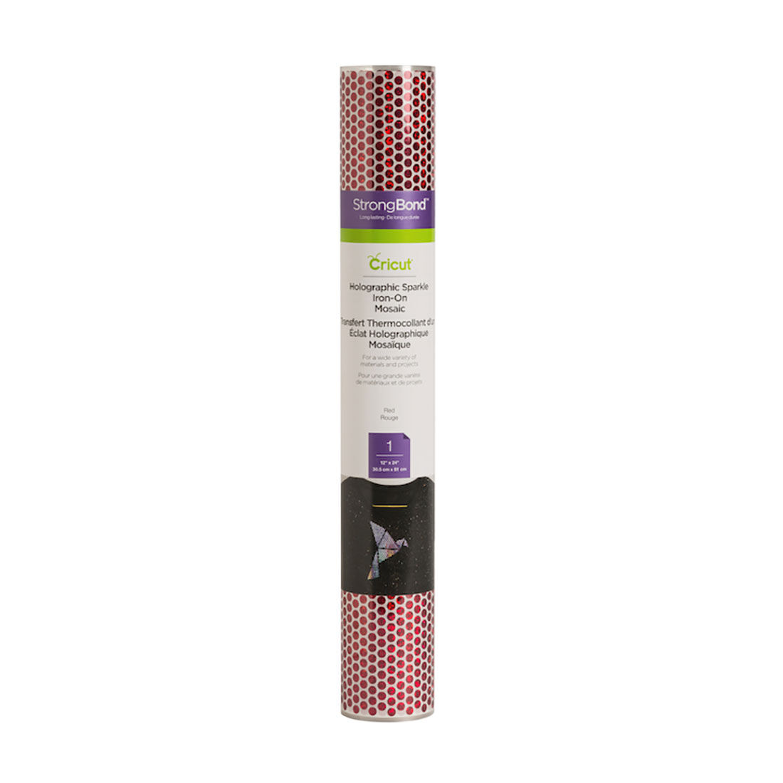 Holographic Sparkle Iron-On Mosaic Circles