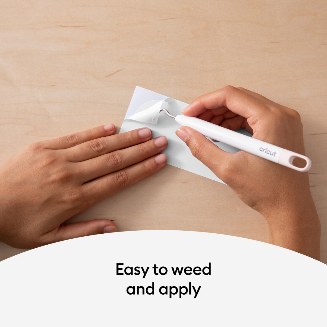 UV-Activated, Color-Changing Iron-On,  White - Pink