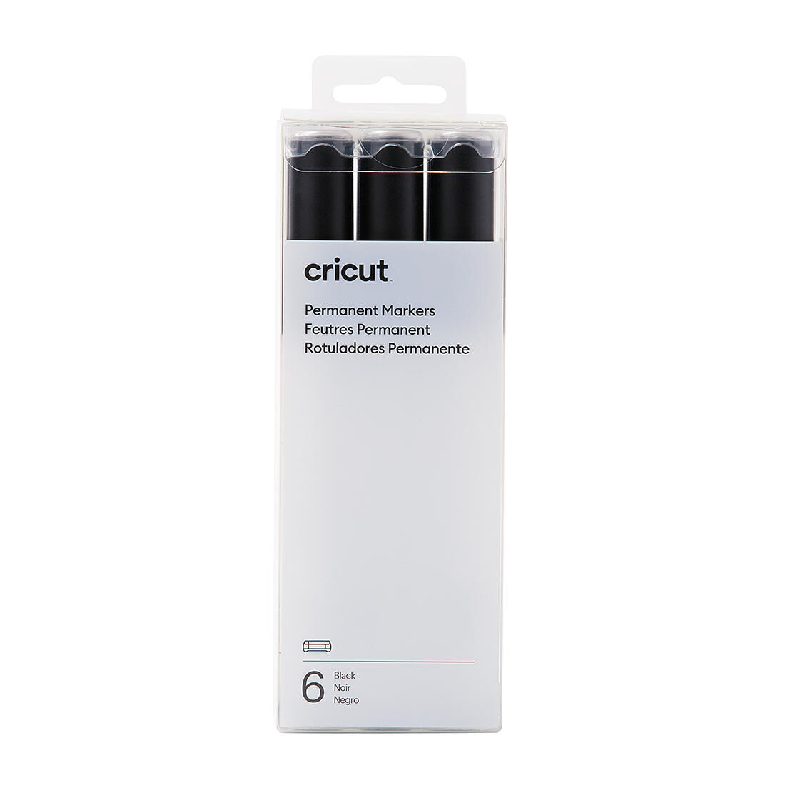 Permanent Markers 2.5 mm, Black (6 ct)
