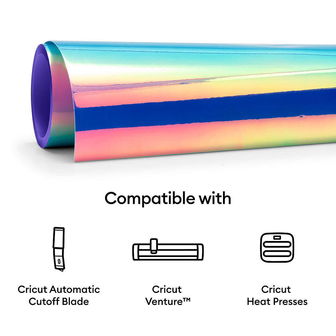 Smart Iron-On™ Holographic (25 in x 5 ft)