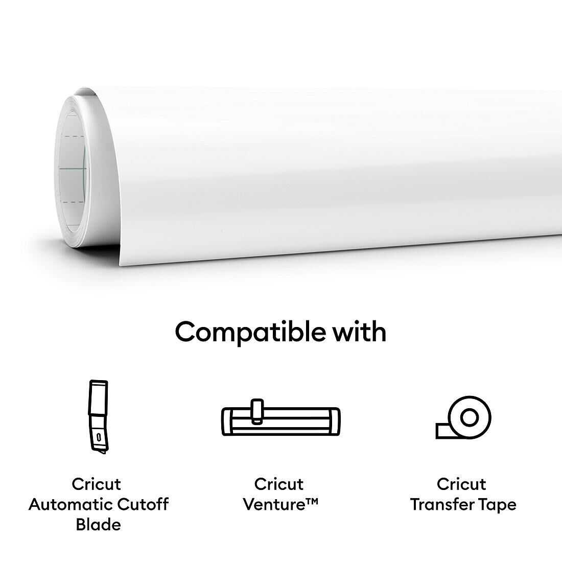 Smart Vinyl - Permanent, White 21 ft