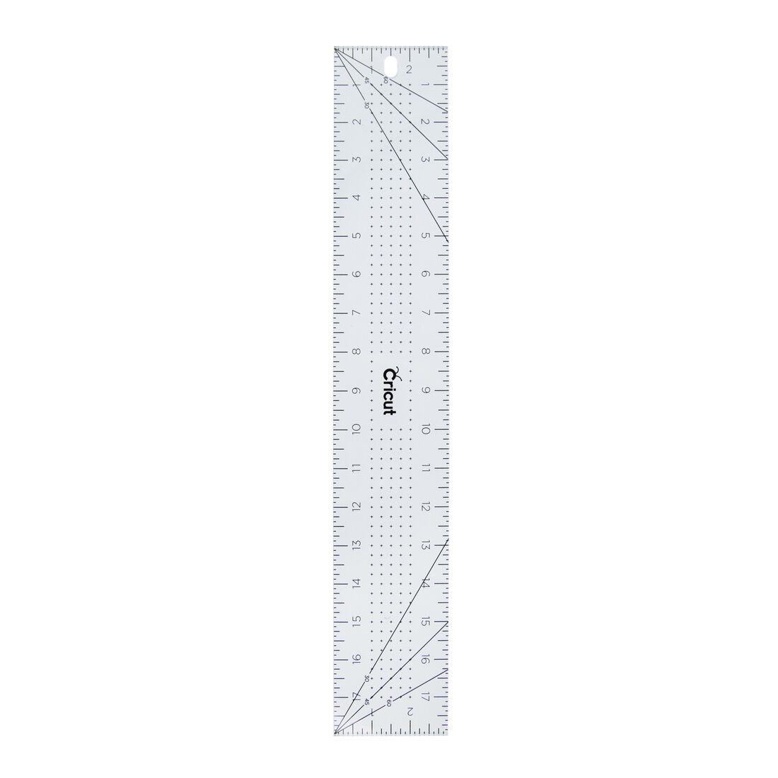 Acrylic Ruler, Blue - 3" x 18"