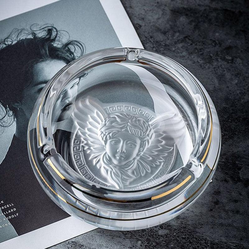 Creative Nordic Crystal Glass Ashtray Personality Living Room Office