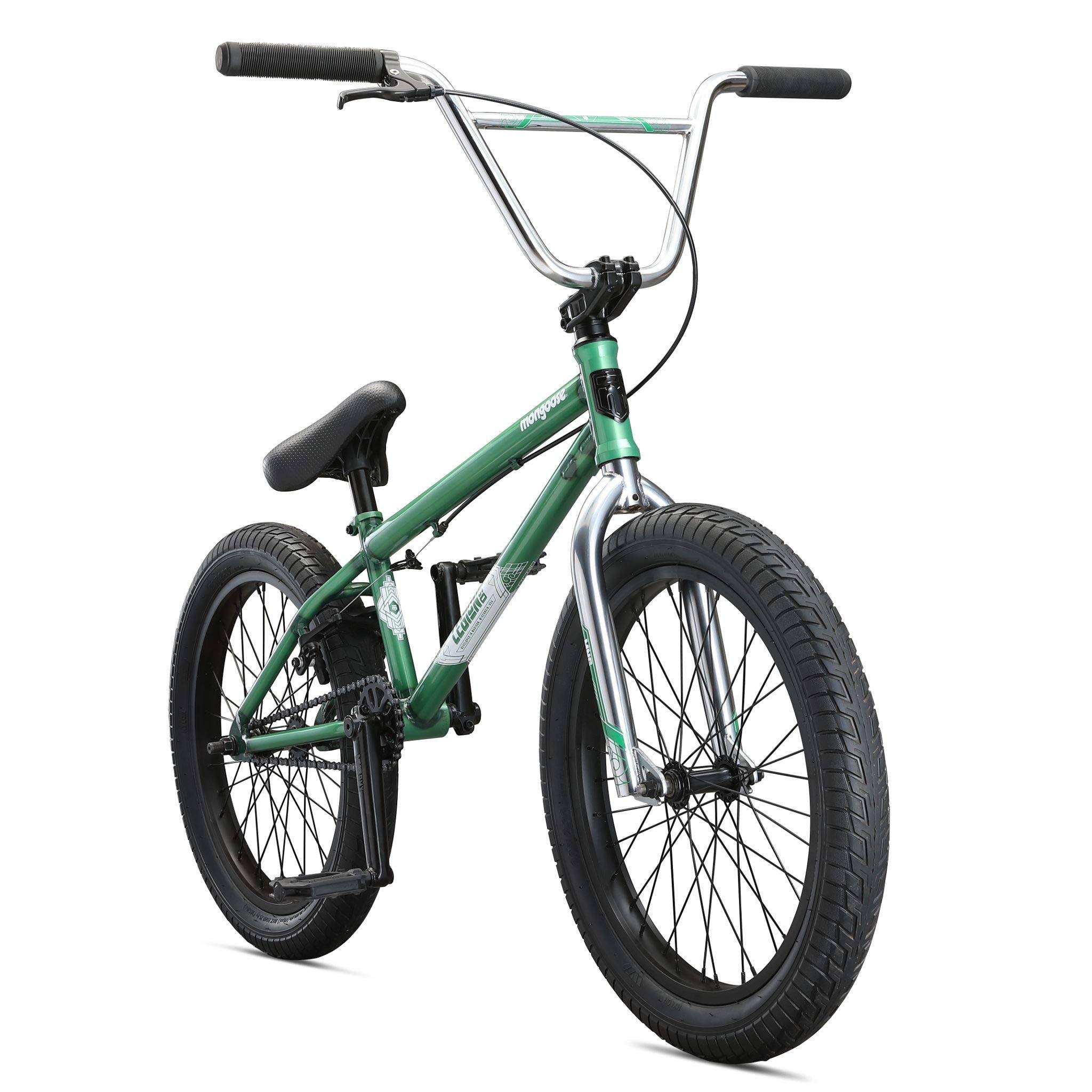 Mongoose Legion L60 BMX Bike 20x22 Green Freestyle BMX Bikes WXF1s