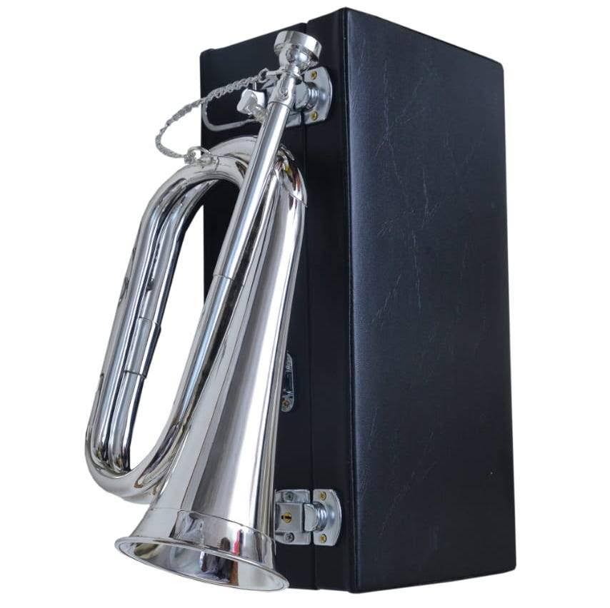 Professional Army Bb Tunable Marching Brass Bugles Silver/Brass WXF1s