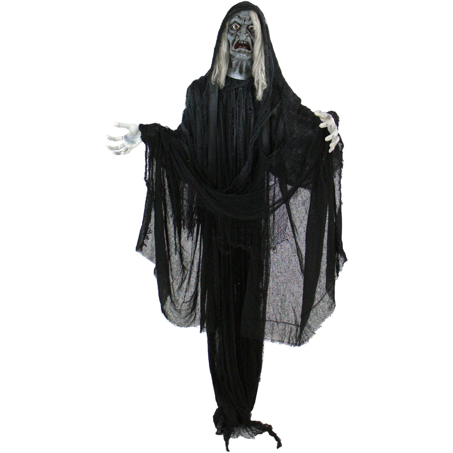Haunted Hill Farm Life-Size Animatronic Witch | Indoor/Outdoor ...