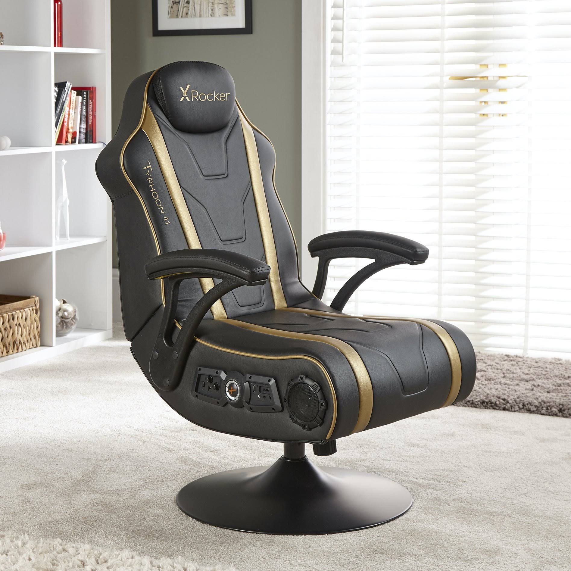 x Rocker Typhoon 4.1 Dual with Vibration Gaming Chair (5150901) WXF1s