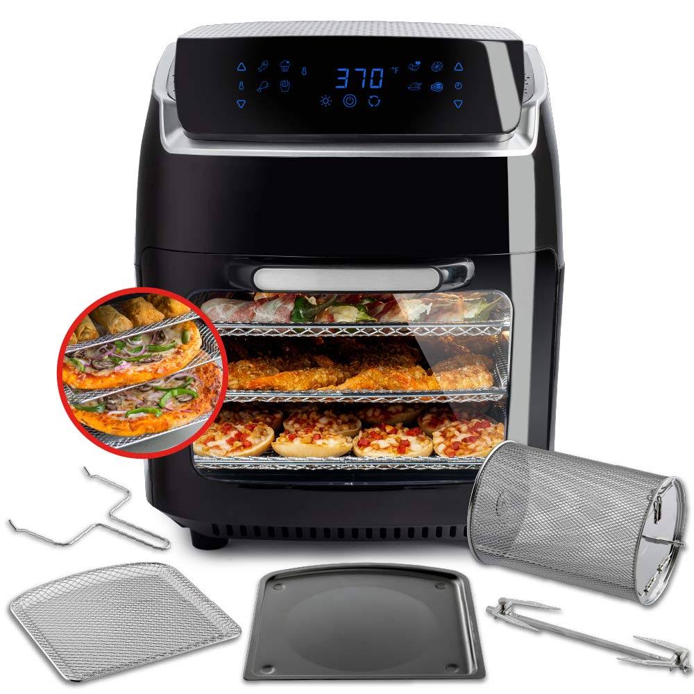 Modernhome Aria 10 Quart Air Fryer Oven Black WXF1s