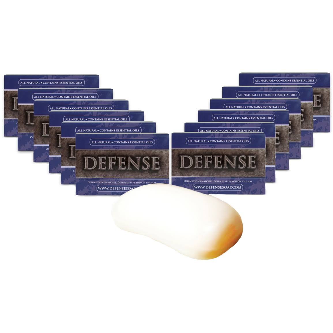 Defense Soap 12Pack 4 oz. Soap Body Bar WXF1s