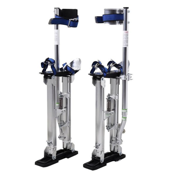 24-40 Inch Aluminum Stilt Drywall Painting Stilts for Painter Taping Tool Silver for sale online 
