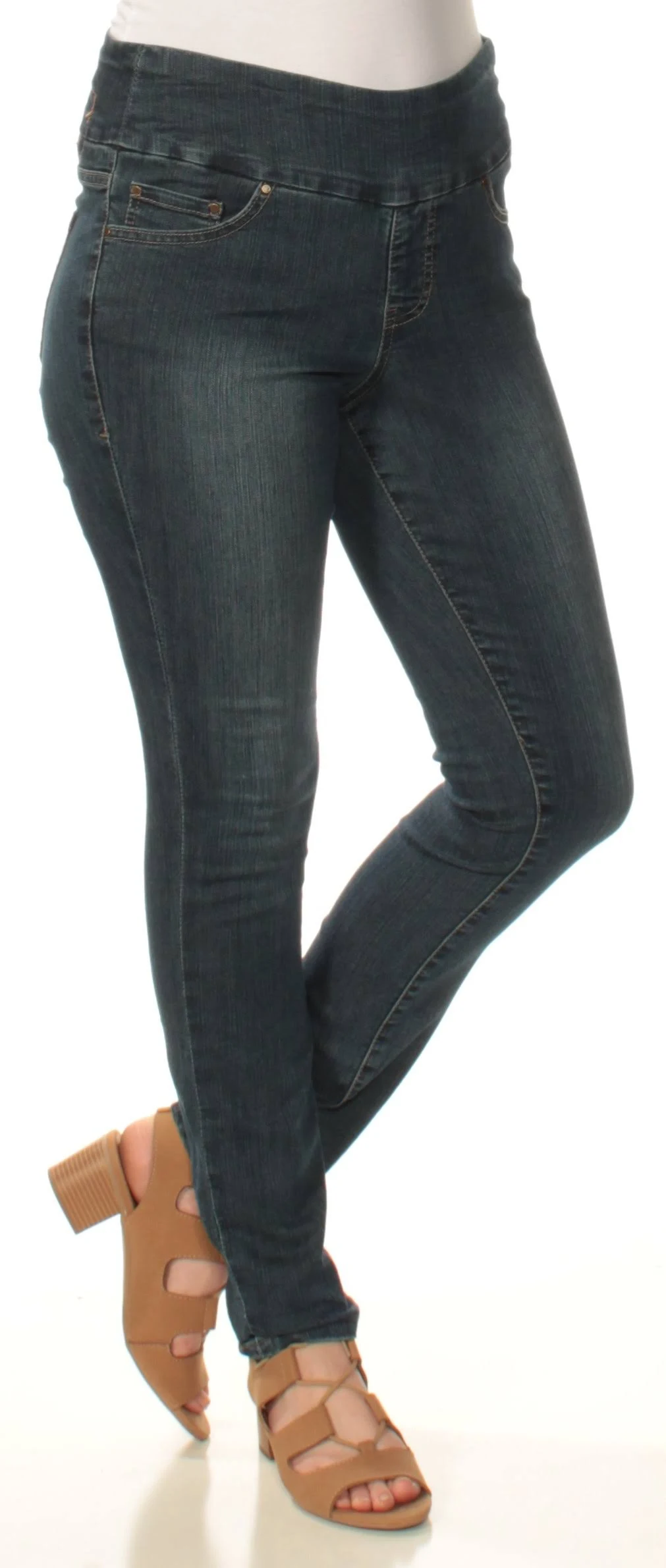 Jag Nora Pull-On Skinny Jeans - Blue 0 