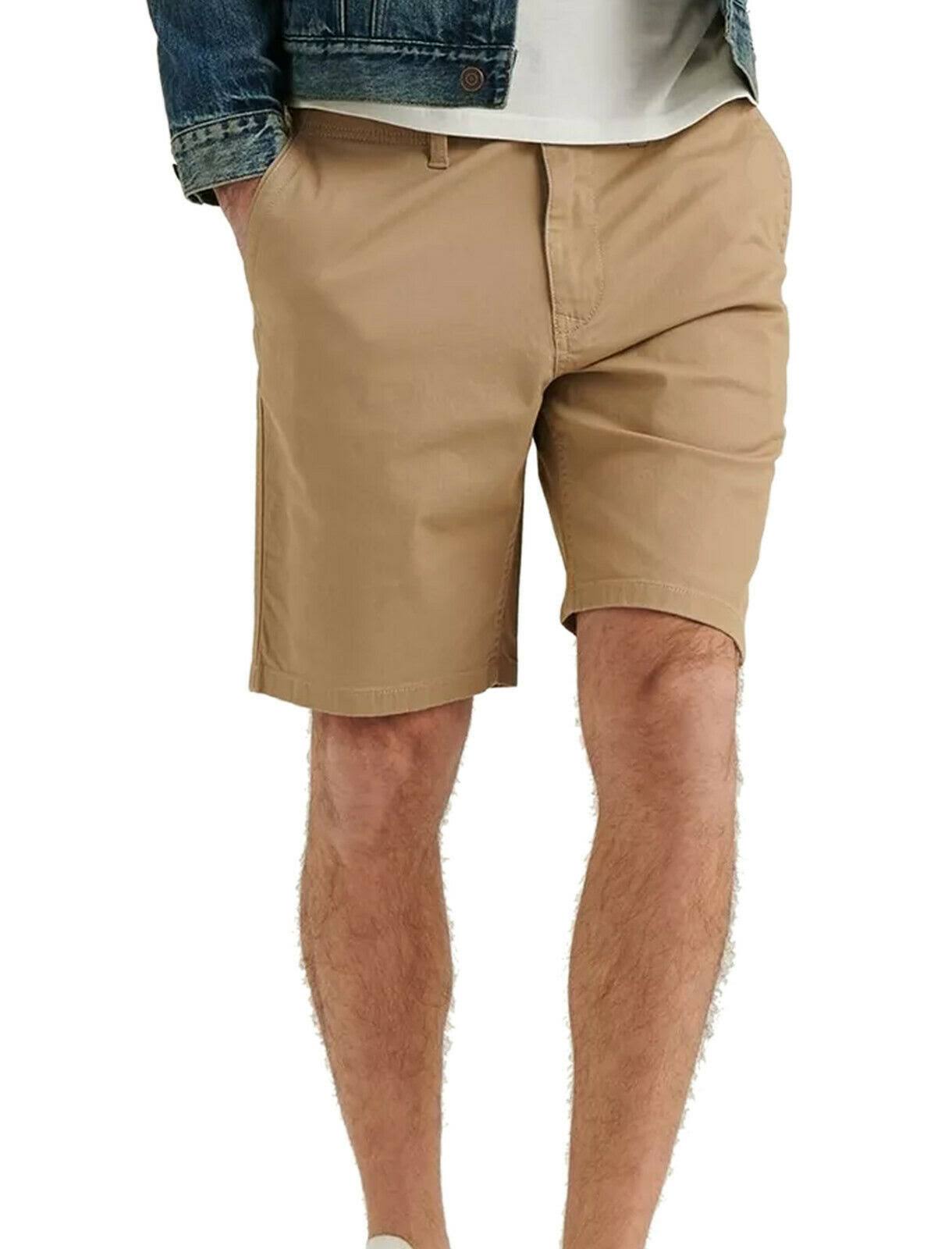 Lucky Brand Men\u0026s Flat Front Shorts 