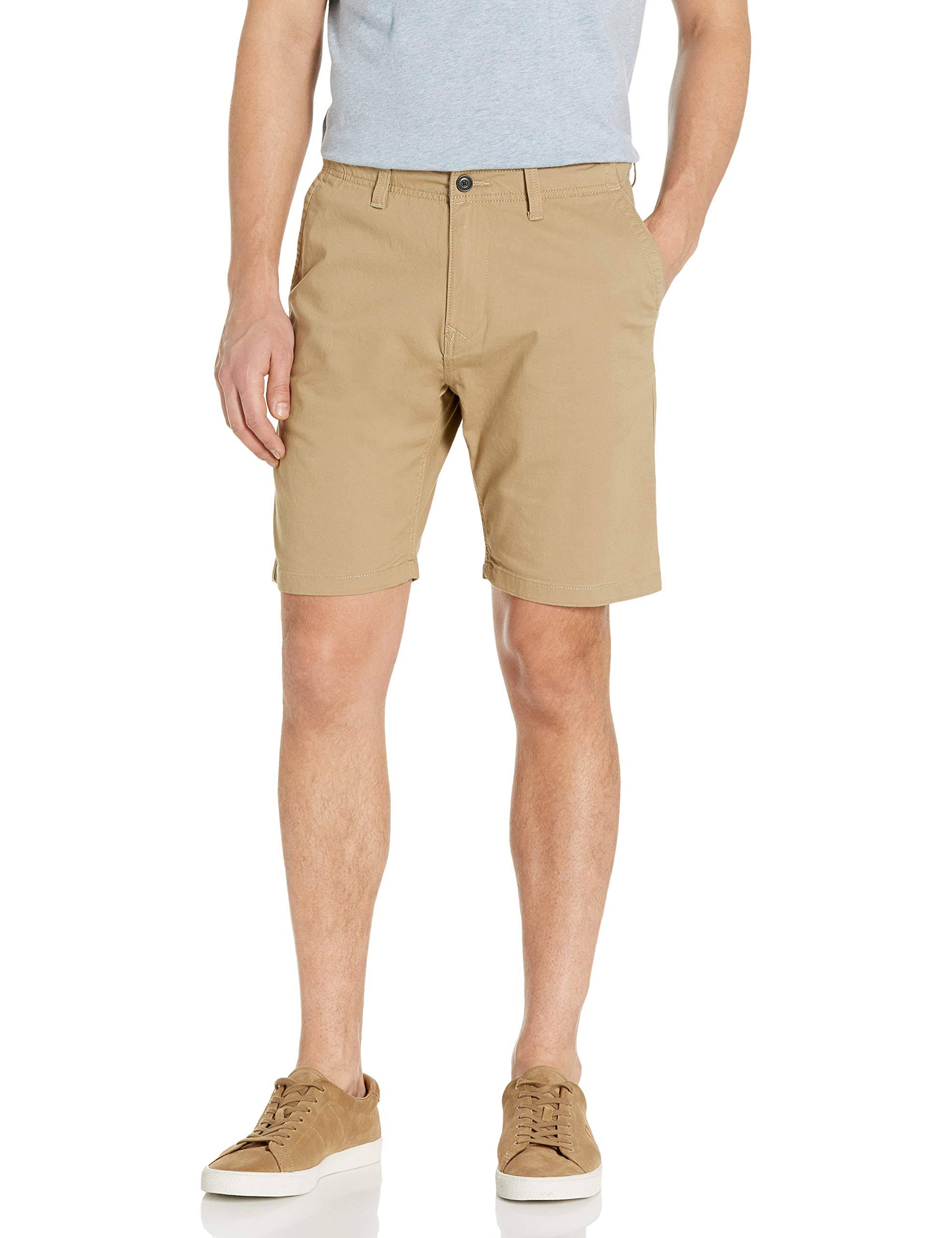 Lucky Brand Men\u0026s Flat Front Shorts 