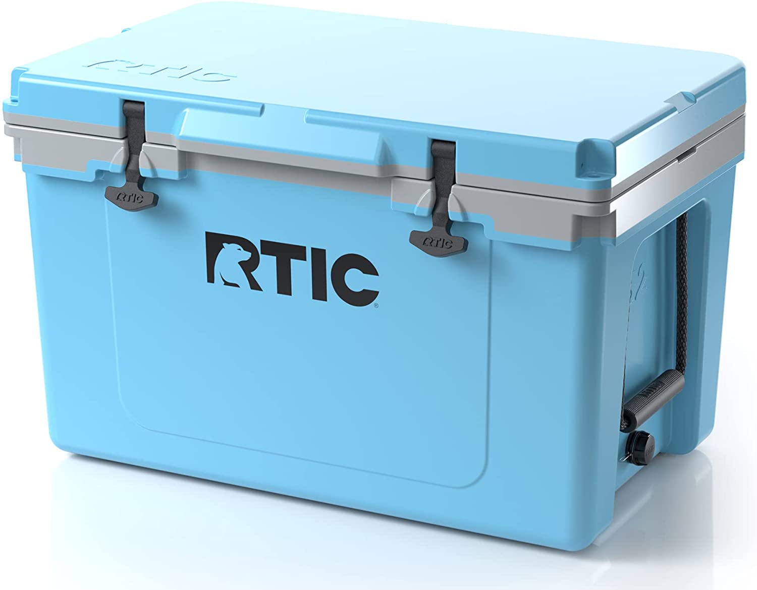 Great for The Beach RTIC Ultra-Light 52 qt Ice Chest with Heavy Duty Rubber Latches 30% Lighter Than Rotomolded Insulated Walls Keeping Ice Cold for Days Fishing & Camping 