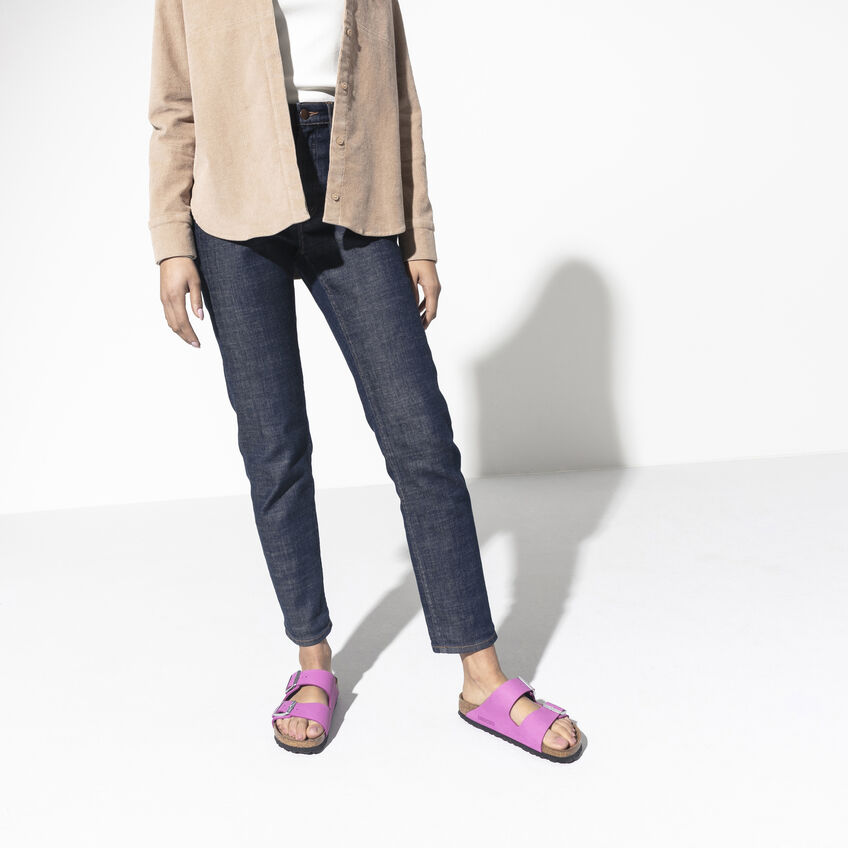 Arizona Nubuck Leather Purple Orchid